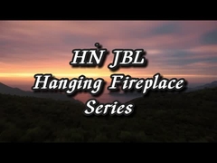 23.6 inch Houtbrandende brandputten ISO9001 Hangende Houtbrandende kachel opgehangen open haard