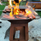 2mm de dikke Openluchtgrill van de Houtskoolbarbecue voor het Koken weerbestendigheid