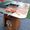 Van de de Houtskoolbarbecue van ISO9001 D1000mm Commerciële Aangepaste de Grillroker